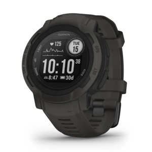 смарт-часы garmin ️️instinct 2 solar graphite (010-02627-00)