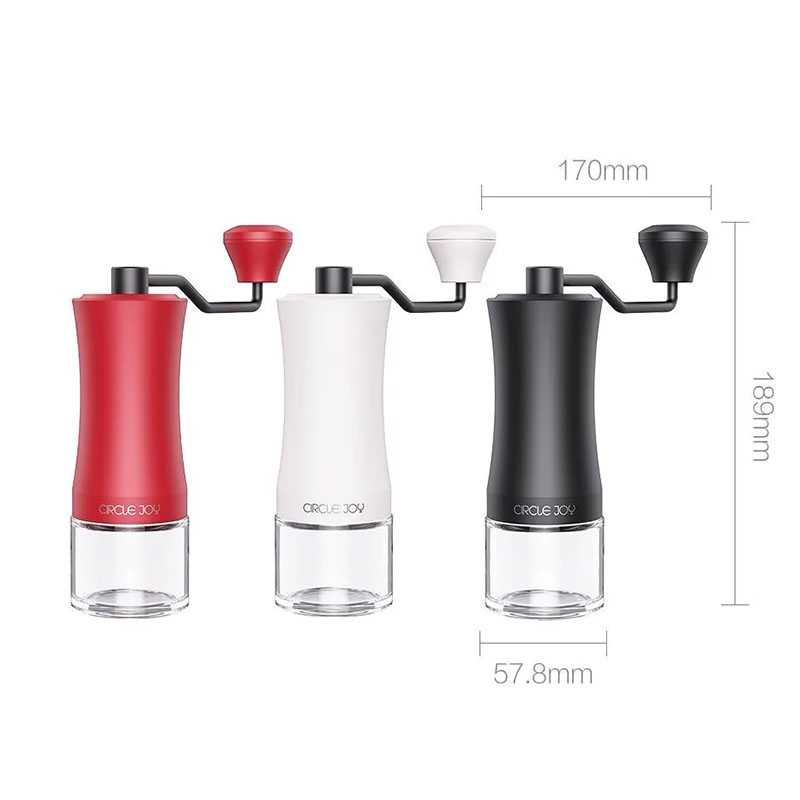 кофемолка ручная xiaomi circle joy hand coffee grinder red (cj-cf17-r) красная